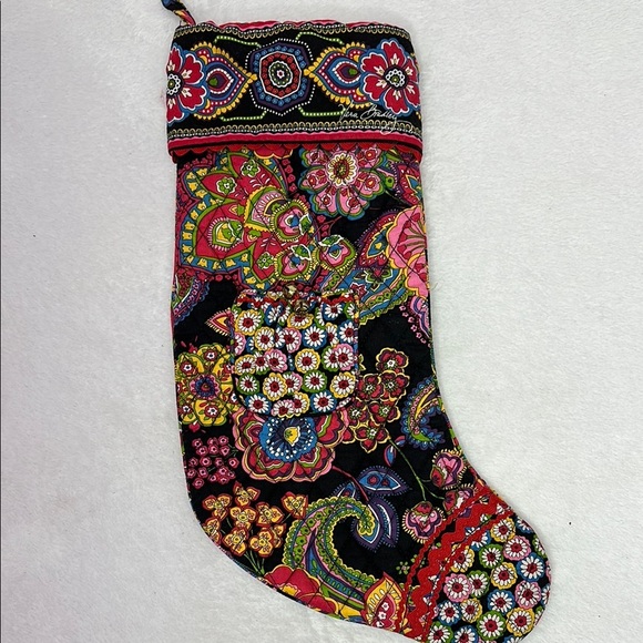 Vera Bradley Christmas Stocking Quilted Floral - Picture 1 of 7